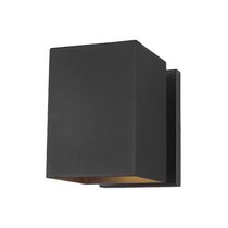 Modern black outdoor store sconces